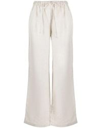 Reformation - Straight-Leg-Hose Aus Leinen - Lyst