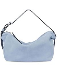 Moschino - Tie Me Suede Shoulder Bag - Lyst