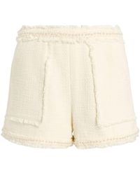 Cinq À Sept - Allen Pearl-embellished Shorts - Lyst