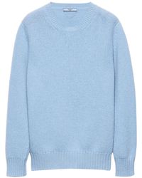 Prada - Cashmere Crewneck Sweater - Lyst
