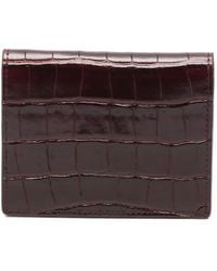 MC2 Saint Barth - Croc-Effect Logo-Plaque Wallet - Lyst