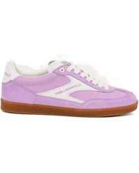 Karl Lagerfeld - Kandidate Suede Leather Sneakers - Lyst