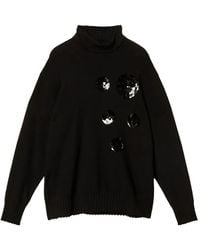 Twinset - Pull À Col Roulé Avec Broderie De Sequins - Lyst