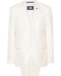 Karl Lagerfeld - Costume à veste Drive à simple boutonnage - Lyst