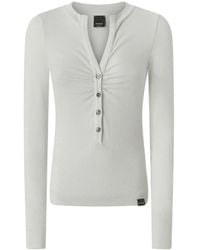 Pinko - Gathered Detailing Top - Lyst