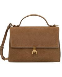 Patrizia Pepe - Fly-Plaque Suede Shoulder Bag - Lyst