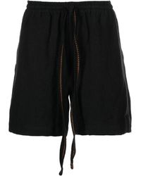 Commas - Linen Lounge Shorts - Lyst