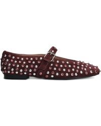 Bibi Lou - Studded Buckle Ballet Flats - Lyst