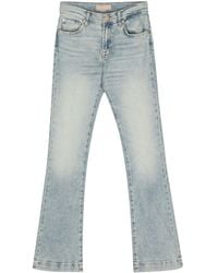 7 For All Mankind - Bootcut-Jeans mit Logo-Patch - Lyst