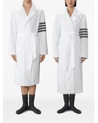 Thom Browne - Velour 4-Bar Trench Dressing Gown - Lyst