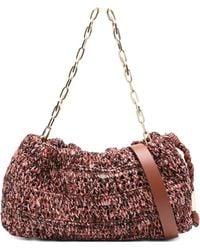 Ba&sh - Sac Porté Épaule June À Bride En Chaîne - Lyst