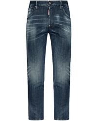 DSquared² - Whiskering-Effect Skinny Jeans - Lyst