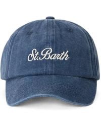 MC2 Saint Barth - Davis Embroidered Denim Baseball Cap - Lyst
