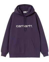 Carhartt - Logo-Print Hoodie - Lyst