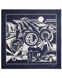 Ralph Lauren - Graphic-Print Silk Scarf - Lyst