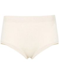Alanui - Finest High-Waist Ribbed Shorts - Lyst