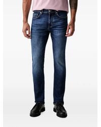 KARL LAGERFELD - Faded Slim-Fit Jeans - Lyst