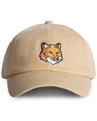 Maison Kitsuné - フォックスヘッド コットンキャップ - Lyst