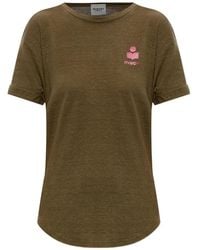 Isabel Marant - Koldia Logo-Print T-Shirt - Lyst
