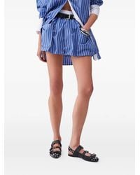 Liu Jo - Pocket Striped Mini Skirt - Lyst