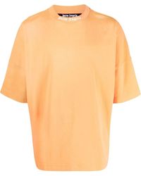 Palm Angels - Logo-print Cotton T-shirt - Lyst