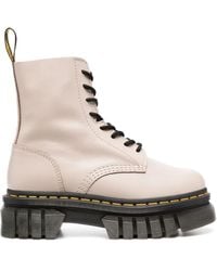 Dr. Martens - Audrick 8-eyeye Lux レザーブーツ - Lyst