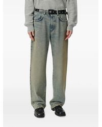 mfpen - Distressed Straight-Leg Jeans - Lyst