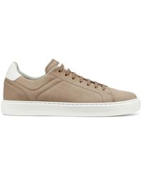 Brunello Cucinelli - Suede Lace-up Sneakers - Lyst