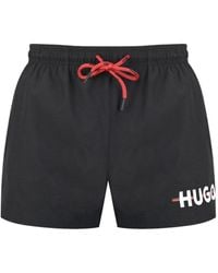 HUGO - ロゴ トランクス水着 - Lyst