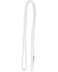 Off-White c/o Virgil Abloh Stringhe con applicazione - Bianco