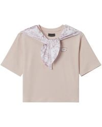 Musium Div. - Printed Collar T-Shirt - Lyst