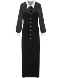 Versace - Silk Maxi Dress - Lyst
