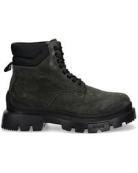 HUGO - Suede Ankle Boots - Lyst