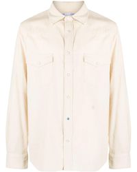 Jacob Cohen - Logo-Embroidery Corduroy Cotton Shirt - Lyst