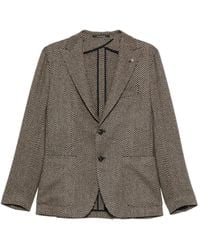 Tagliatore - ヘリンボーン シングルジャケット - Lyst