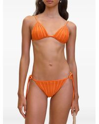 Cult Gaia - Bas De Bikini Plissé - Lyst