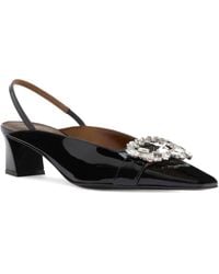 Giuseppe Zanotti - Crystal-Embellished Slingback Pumps - Lyst