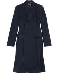 Balenciaga - Abrigo de lana con doble botonadura - Lyst