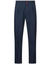 Kiton - Pleated Elasticated-Waist Trousers - Lyst