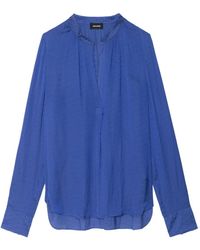 Zadig & Voltaire - ロングスリーブ Vネックトップ - Lyst