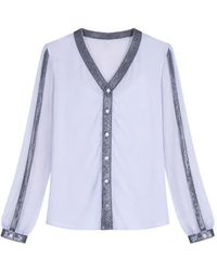 Temperley London - Filigree Sequin-Embellished Shirt - Lyst