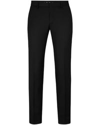 BOSS - Pressed-Crease Tailored Trousers - Lyst