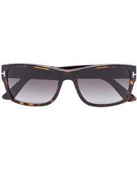Tom Ford Occhiali da sole squadrati - Marrone