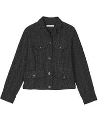 Cecilie Bahnsen - Clover Begonia-Jacquard Fitted Jacket - Lyst