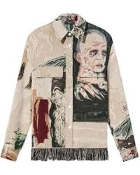 Amiri - Tapestry Blood 38' Jacket - Lyst