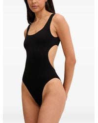 Rip Curl - Ribgebreid Badpak Met Uitgesneden Details - Lyst