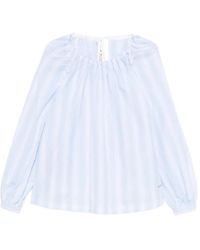 Marni - Striped Long-Sleeved Top - Lyst