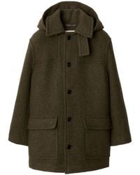 Burberry - Wool Coat - Lyst