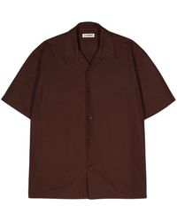 Jil Sander - Organic-cotton Bowling Shirt - Lyst