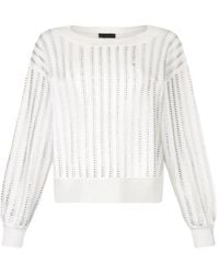 Liu Jo - Trui Met Pofmouwen En Stras - Lyst